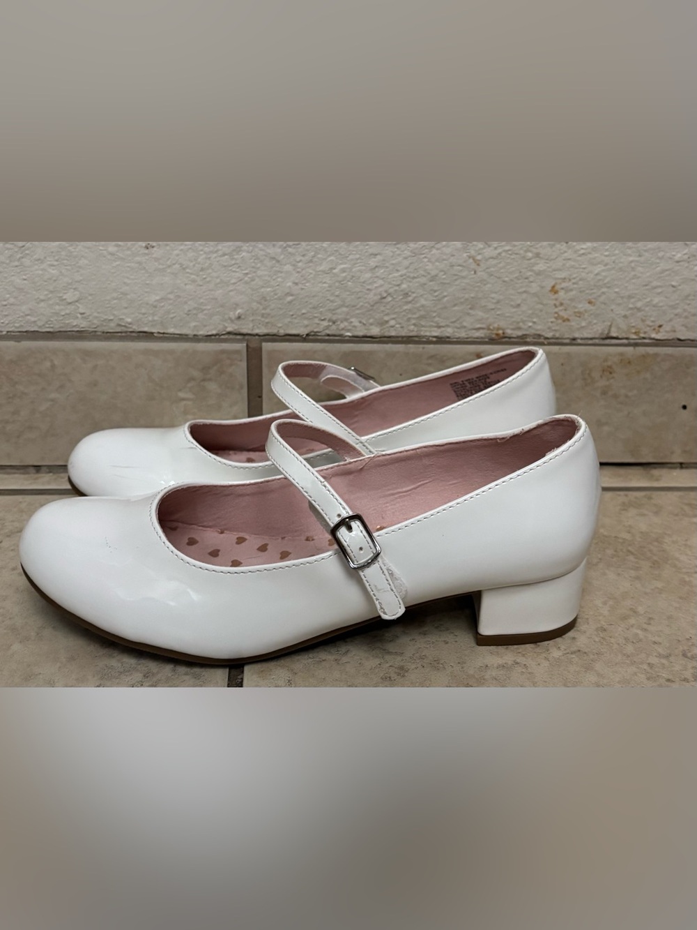 Sonoma Lizzy Girls White Dress Shoes 6